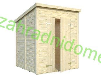 Zahradní dřevěný domek 3,2 x 3,2 m, 19mm, rovná / pultová střecha