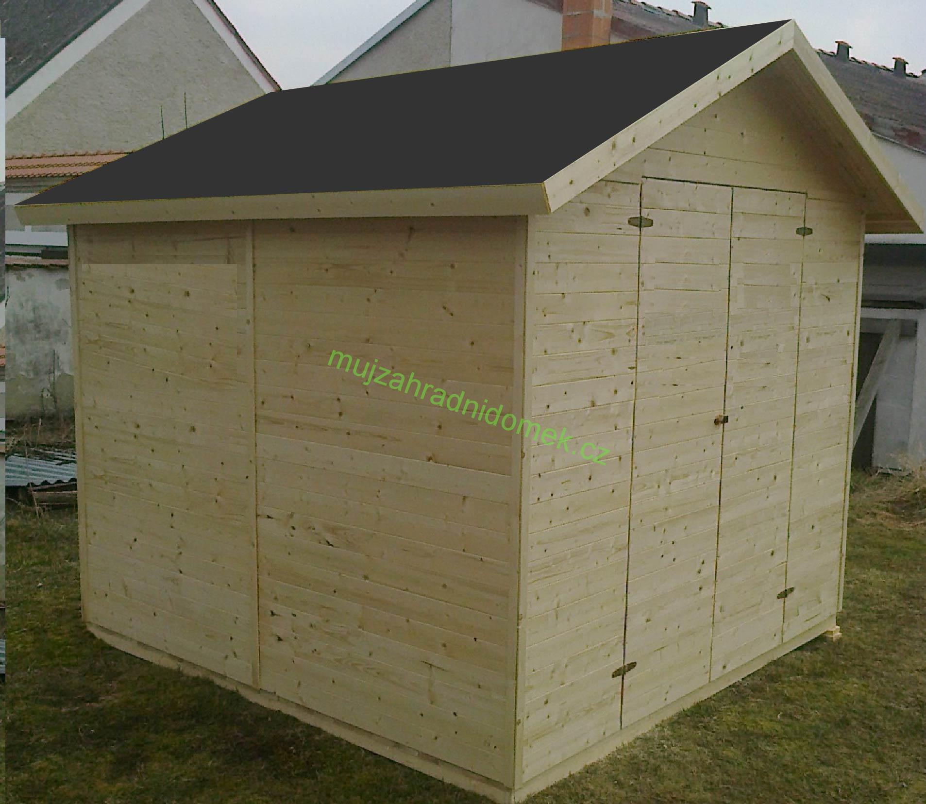 Zahradní dřevěný domek 2,7x2,7m, (19mm), CORUNA