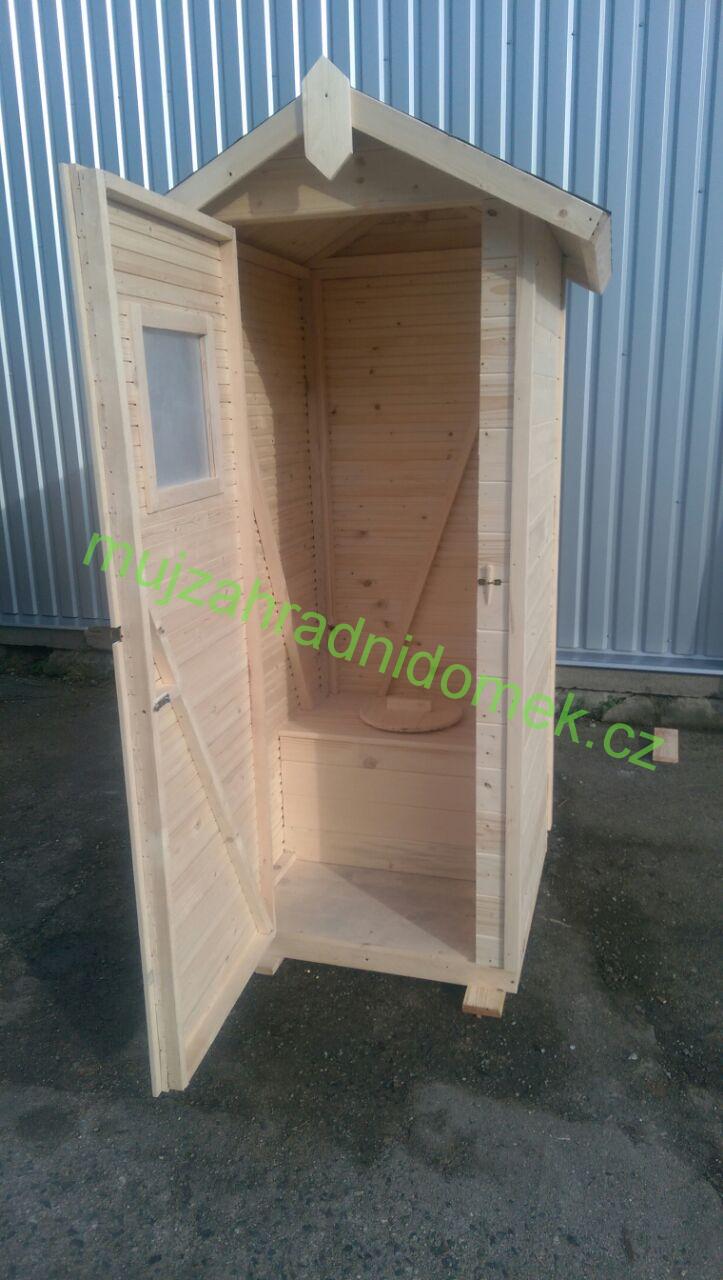Kadibudka / Latrína / Suché WC se sezením a oknem, 1 x 1m, 12mm