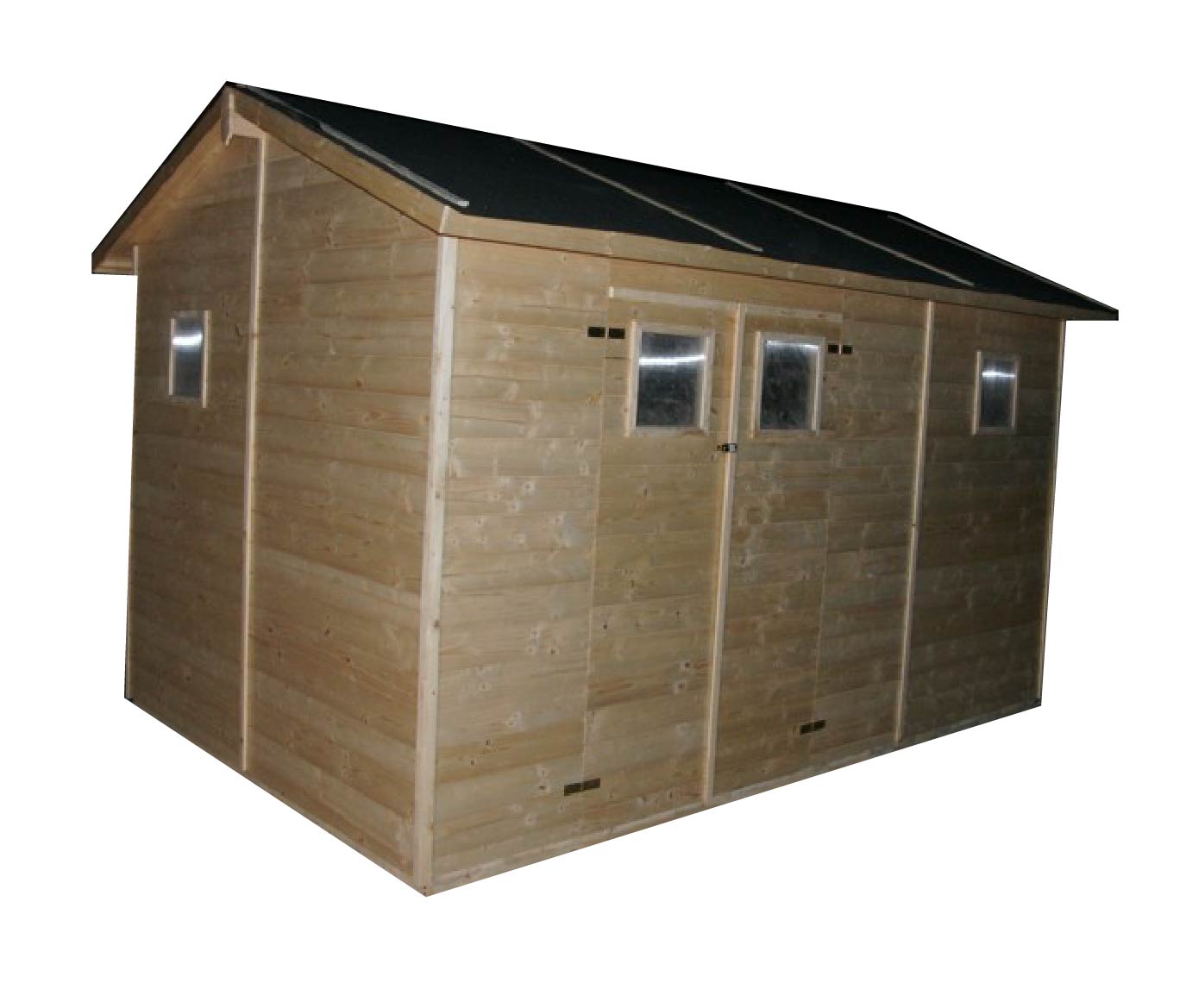Zahradní dřevěný domek DÉNIA (16mm) s okny, rozměr 3,3 x 3,9m, v.2,3m