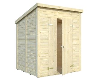 Zahradní dřevěný domek 3,2 x 3,2 m, 16mm, rovná / pultová střecha
